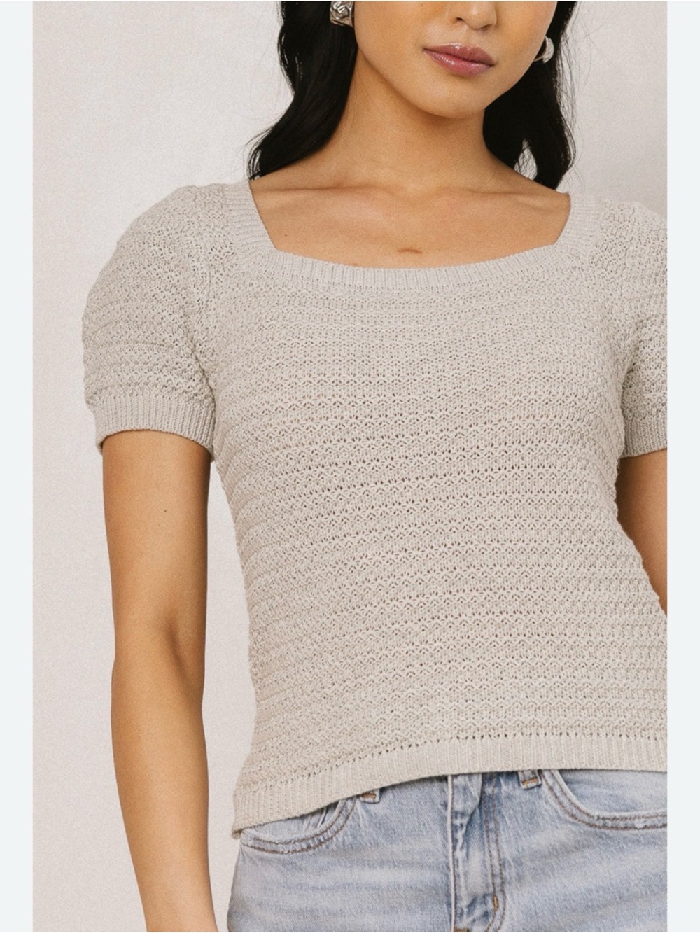 Bohme womens Lewis knit grey sweater size small NWT